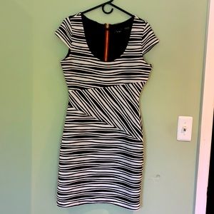 Guess dress spandex -stretch! Very comfortable.